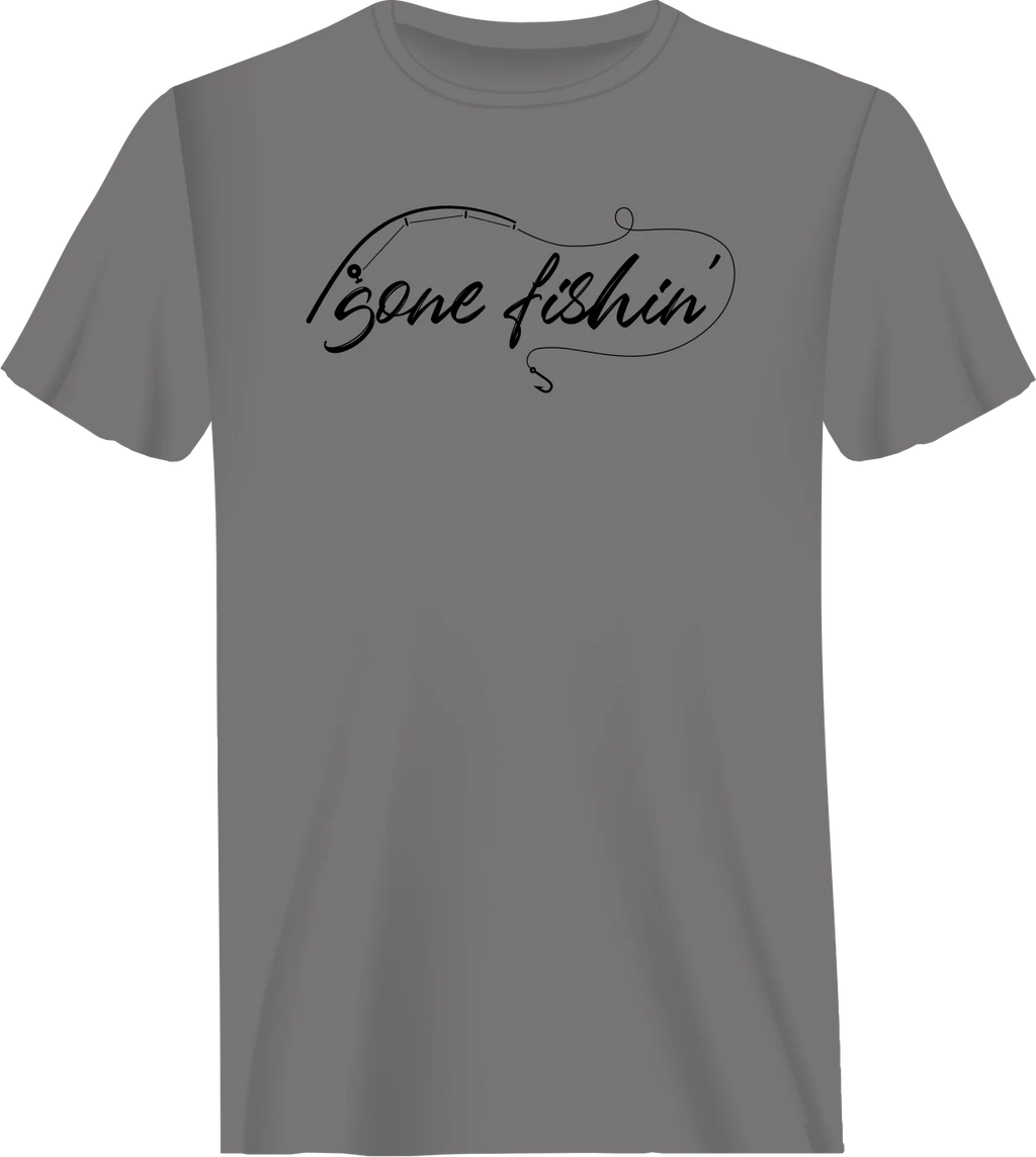 Gone Fishing v2 Man T-Shirt